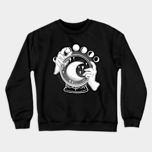 Moonlit Crystal Ball Crewneck Sweatshirt